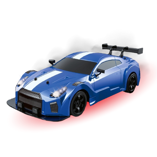 Vapor Series Drift car blue and white Muscle Car